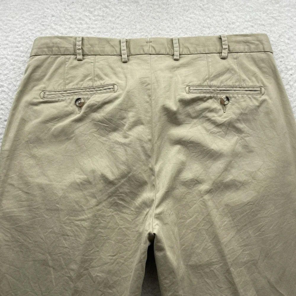Peter Millar Chino Pants Mens 34x29.5 Pima Cotton Blend Stretch Golf Beige Khaki